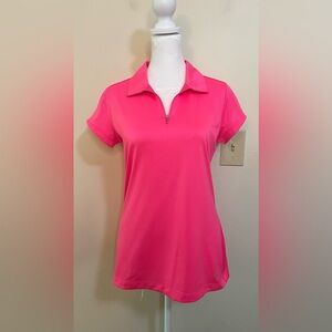 NikeGolf Women’s Tour Performance Dri Fit Short Sleeve 1/4 Zip Polo Shirt Sz S